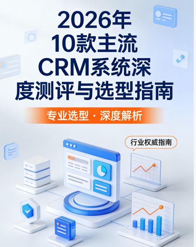 2026年10款主流CRM系统深度测评与选型指南