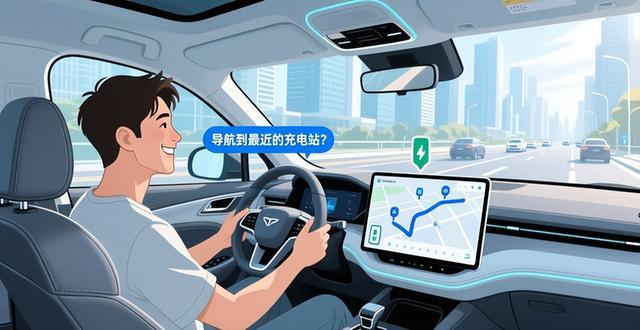 新能源SUV语音控制真好用！导航听歌动嘴就行智能座舱体验